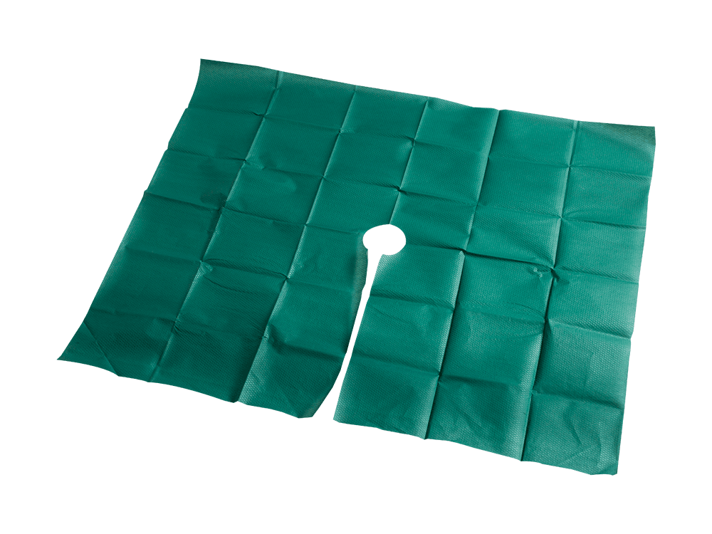 菱形纸复膜手术洞巾（带胶带）